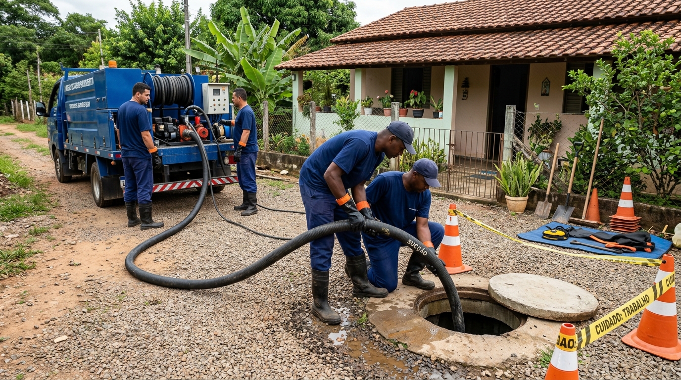 Esvaziamento de Fossa Séptica em Recife‑PE